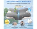 Simloveve Kopfkissen Nackenstützkissen, Ergonomisches Memory Foam Kissen für Seiten, Rücken & Bauchschläfer Bild 5