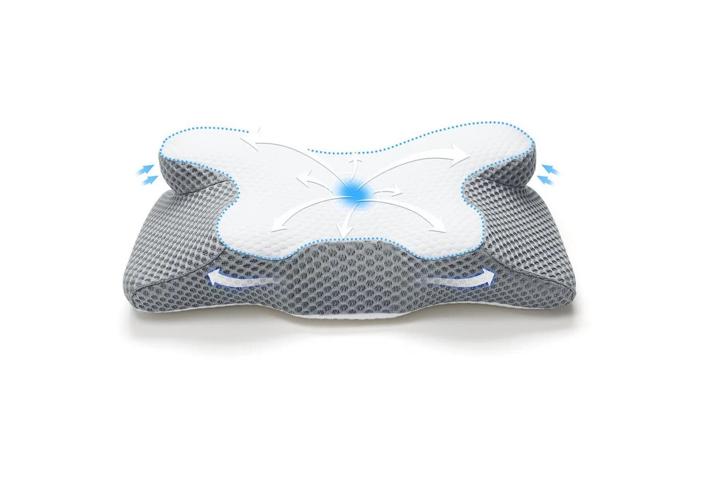 Simloveve Nackenstützkissen Orthopädisches Kissen Memory Foam - Bild 2