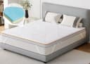 Simloveve 2-in-1 Matratzentopper Gel-Memory Schaum 7-Zonen Bild 2
