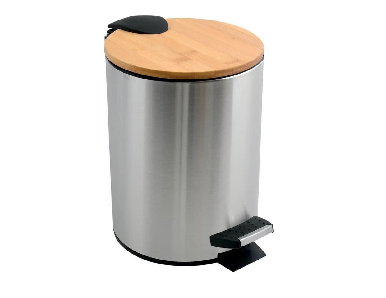 Spirella ADONIS Tretabfalleimer 5 L Bambusdeckel - Bild 2