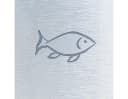 spirella Duschvorhang KOS Motiv Fische Weiß-Silber Polyester Bild 1