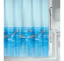 spirella Duschvorhang NEMO Delfin Motiv Acqua Blau Premium Textil Bild 2