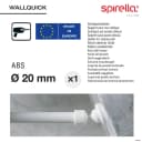 spirella Schrägwandadapter für Duschvorhangstangen Weiß Bild 4