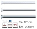 spirella Duschvorhangstange MAGIC Teleskopstange chrom glänzend Bild 1