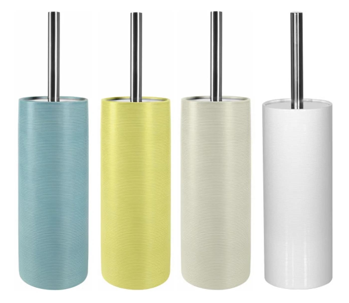 spirella Toilettenbürste TUBE RIBBED mit Deckel, Keramik pistaziengrün