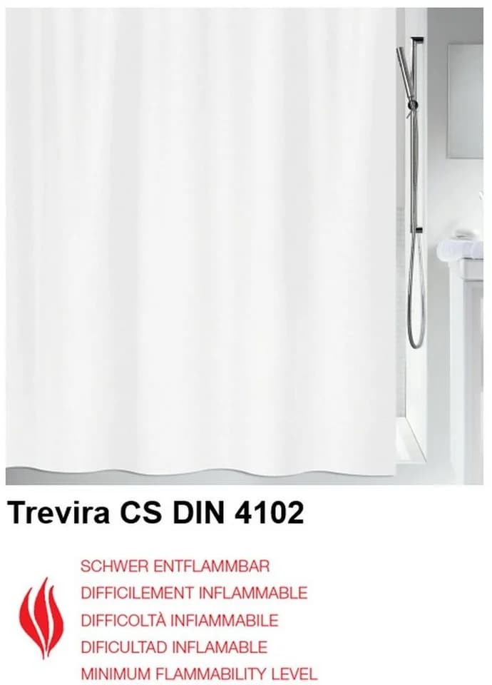 Spirella Duschvorhang SECURITAS 120 cm Premium Textil-Duschvorhang - Bild 2