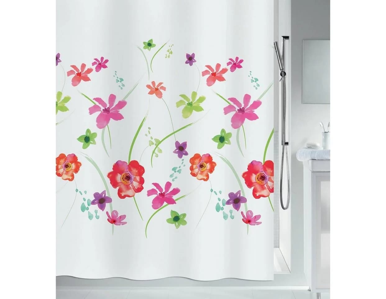 spirella Duschvorhang FLOWER MEADOW Bunt Floral - Bild 2