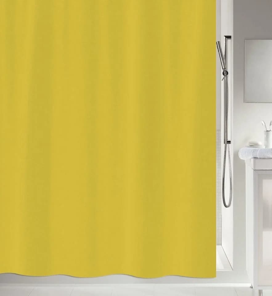 spirella Duschvorhang PRIMO Breite 180 cm, Anti-Schimmel Textil-Duschvorhang, Polyester, waschbar - Bild 2