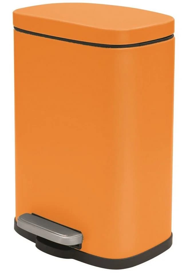 Spirella AKIRA Tretabfalleimer Mattorange Stahl 5 L - Bild 2