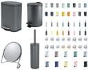 spirella WC-Garnitur AKIRA Toilettenbürste mit Behälter Rot Matt-Satiniert Bild 4