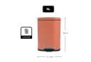 Spirella AKIRA Tretabfalleimer Terrakotta 5L Bild 1