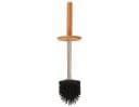 spirella Toilettenbürste ADONIS Schwarz Matt Stahl Bambus Bild 3