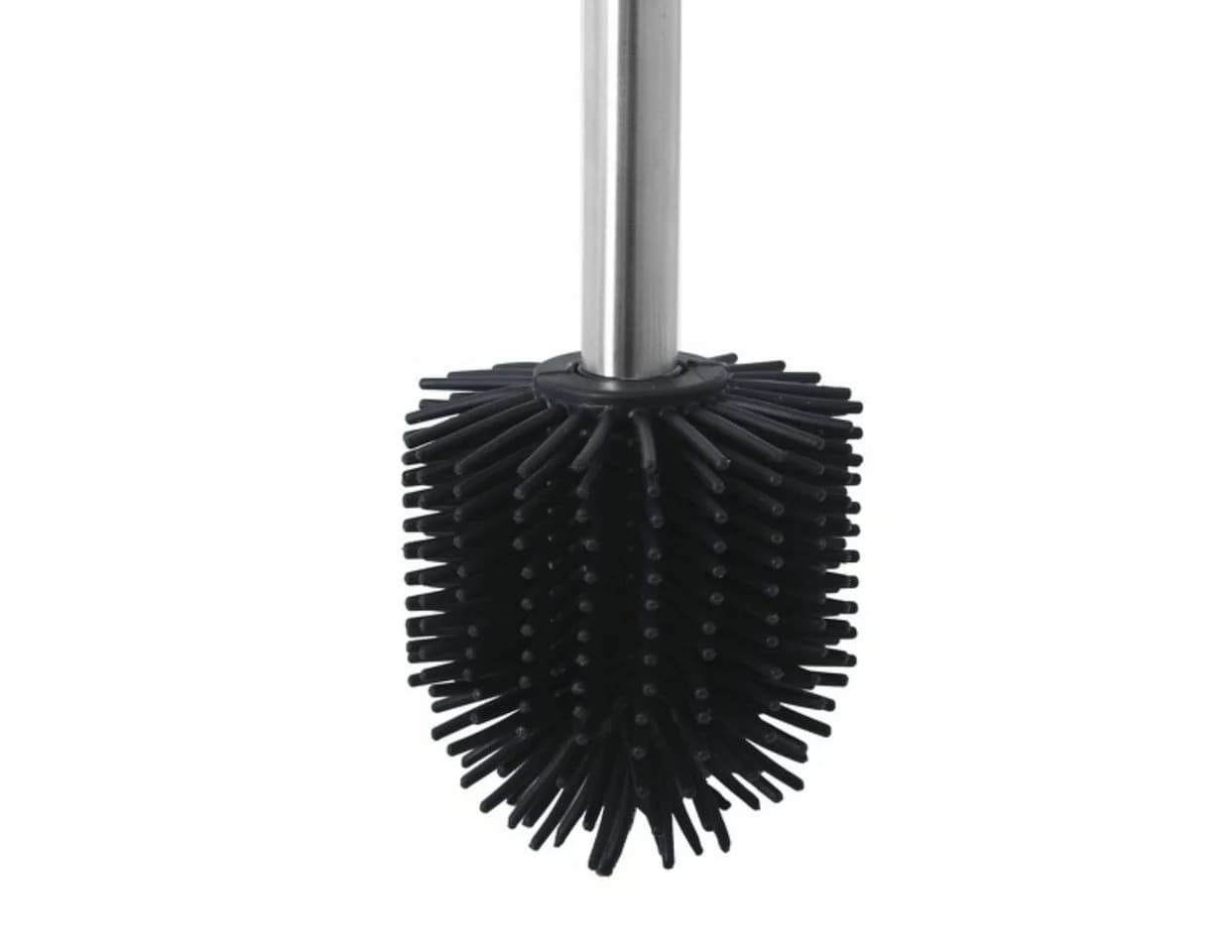 spirella Toilettenbürste ADONIS Schwarz Matt Stahl Bambus - Bild 4