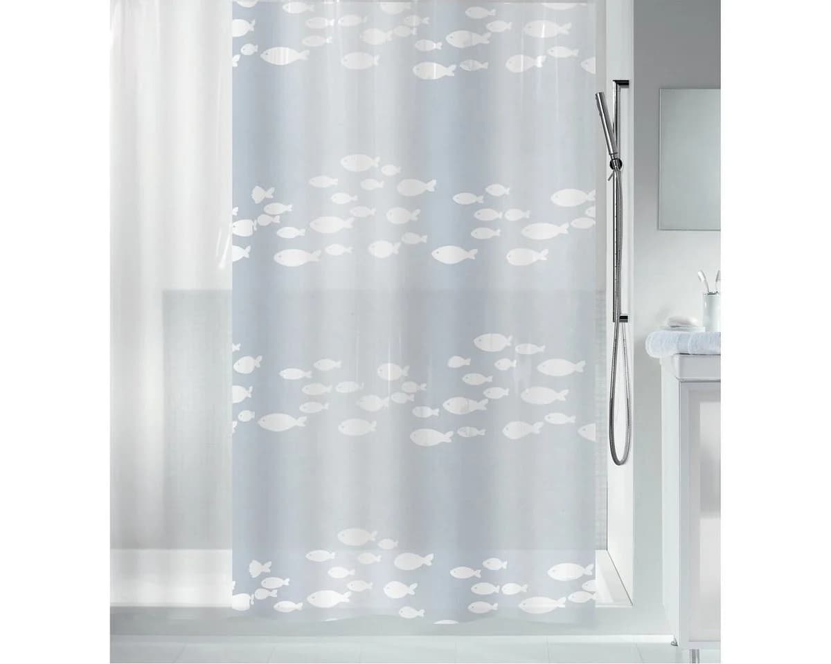 Spirella Duschvorhang SARDAIGNE 180 cm Fische-Motiv