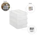 ROTHO Schubladenbox SYSTEMIX Mini Transparent/Schwarz Bild 4