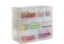 ROTHO Schubladenbox SYSTEMIX Mini Transparent/Schwarz Bild 3