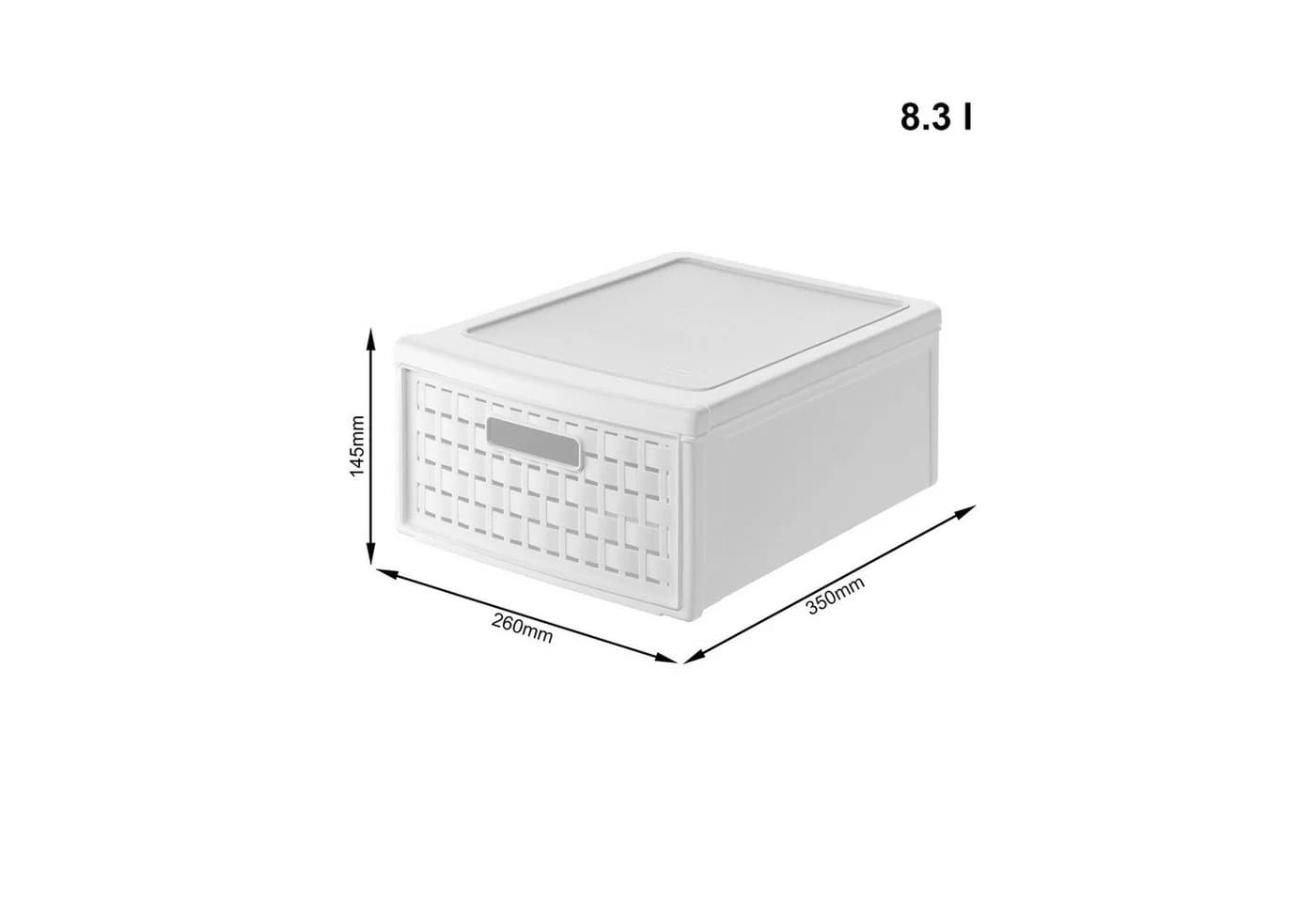 ROTHO Aufbewahrungsbox Country Schubladenbox 8.3l Rattan-Optik - Bild 4