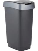 RothoPro Twist Abfallbehälter 25 Liter Schwarz/Silber Bild 2