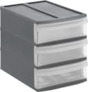 ROTHO Schubladenbox Tower Systemix S 3 Schubladen Anthrazit Bild 2