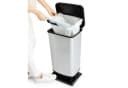 ROTHO Mülleimer Paso 40l mit Pedal und Deckel Schwarz Bild 5