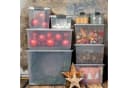 ROTHO Aufbewahrungsbox COMPACT 70l stapelbar mit Deckel und Rollen Grün Bild 5
