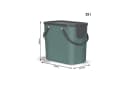 ROTHO Mülltrennsystem Albula 4er-Set 2x 25l + 2x 40l Kunststoff Bild 4
