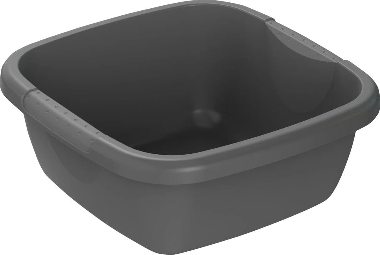 ROTHO Waschschüssel Becken Daily eckig 8 L Anthrazit