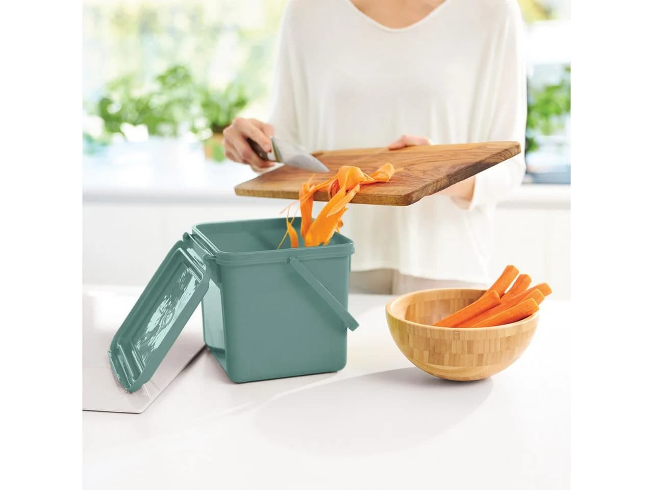 ROTHO Komposteimer Bio 5 L mistletoe green - Bild 3