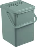 ROTHO Biomülleimer 9 L mit Aktivkohle grüner Deckel Bild 1