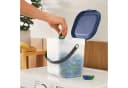 ROTHO Aufbewahrungsbox ALBULA 6l mit Deckel - Blau Transparent Bild 1