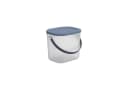 ROTHO Aufbewahrungsbox ALBULA 6l mit Deckel - Blau Transparent Bild 2