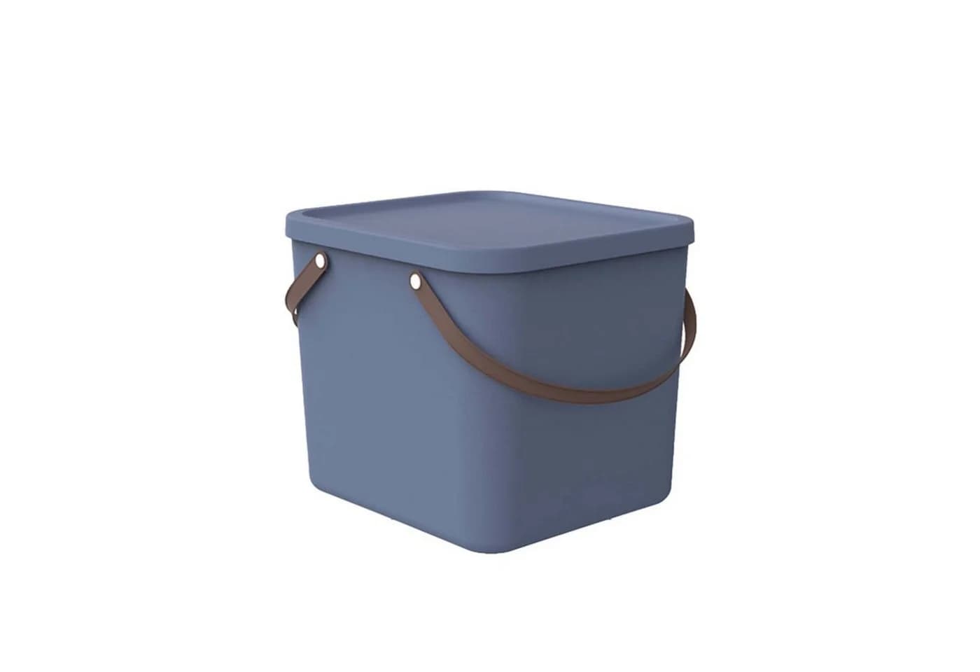 ROTHO Aufbewahrungsbox Albula 40l mit Deckel Blau Kunststoff - Bild 2