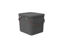 ROTHO Aufbewahrungsbox Albula 40l Anthrazit mit Deckel Bild 2