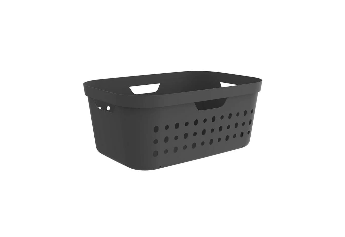 ROTHO Wäschekorb Jona 39 l Anthrazit Modern - Bild 2