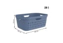 ROTHO Wäschekorb Jona 39l Modernes Design Naturstein-Optik Bild 4