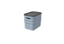 ROTHO Aufbewahrungsbox 3er-Set 16l mit Deckel Blau Bild 5