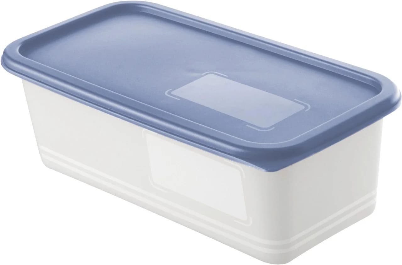 ROTHO Gefrierdosen-Set Domino 3 x 1,2 l blau transparent - Bild 2