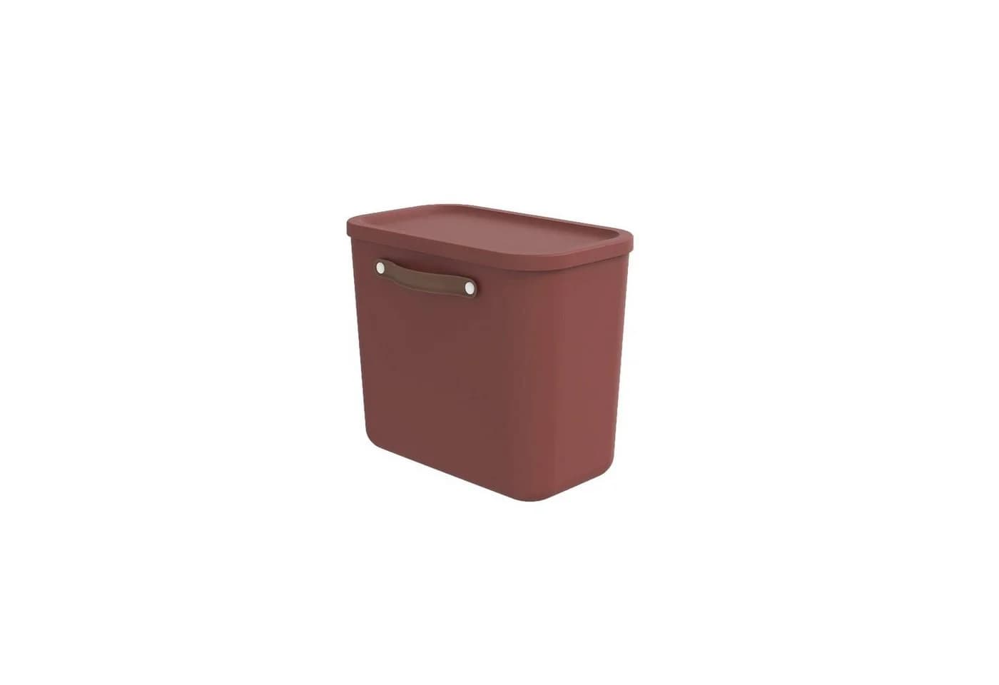 ROTHO Aufbewahrungsbox mit Deckel 25 l MALOJA Rot - Bild 2