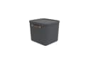 ROTHO Aufbewahrungsbox mit Deckel 40 l MALOJA Schwarz Bild 2