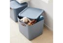 ROTHO Aufbewahrungsbox MALOJA 40 l mit Deckel Blau Bild 1