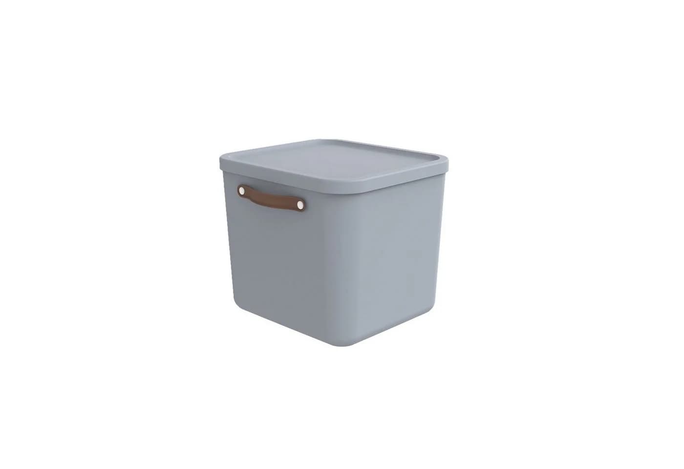 ROTHO Aufbewahrungsbox MALOJA 40 l mit Deckel Blau - Bild 2