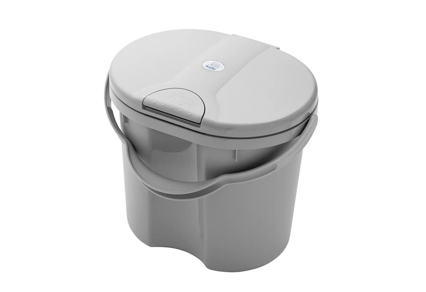 Rotho Babydesign Windeleimer Grau Geruchsdicht mit Tipp-Deckel - Bild 3