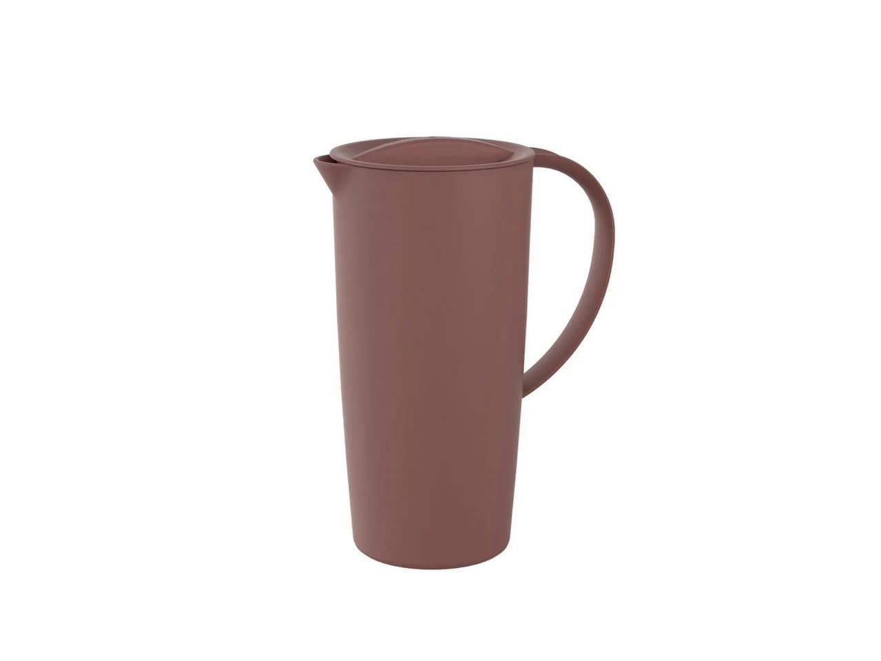 ROTHO Wasserkrug Caruba 1,2 L rot mit Deckel