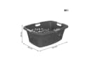 ROTHO Wäschekorb Flowers 3er-Set 50l Kunststoff PP BPA-frei Bild 4