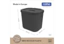 ROTHO Biomülleimer SALSA Set 3,2 l und 6 l mit Deckel Schwarz Bild 4