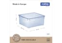 Rotho Stapelbox Clear Box 18L Aufbewahrungsbox transparent stapelbar mit Deckel 4er-Set Bild 4