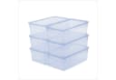 ROTHO Stapelbox 5L Set 6er transparent-blau Bild 2