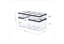 ROTHO Vorratsdosen-Set 12-teilig Transparent Luftdicht Stapelbar Bild 5
