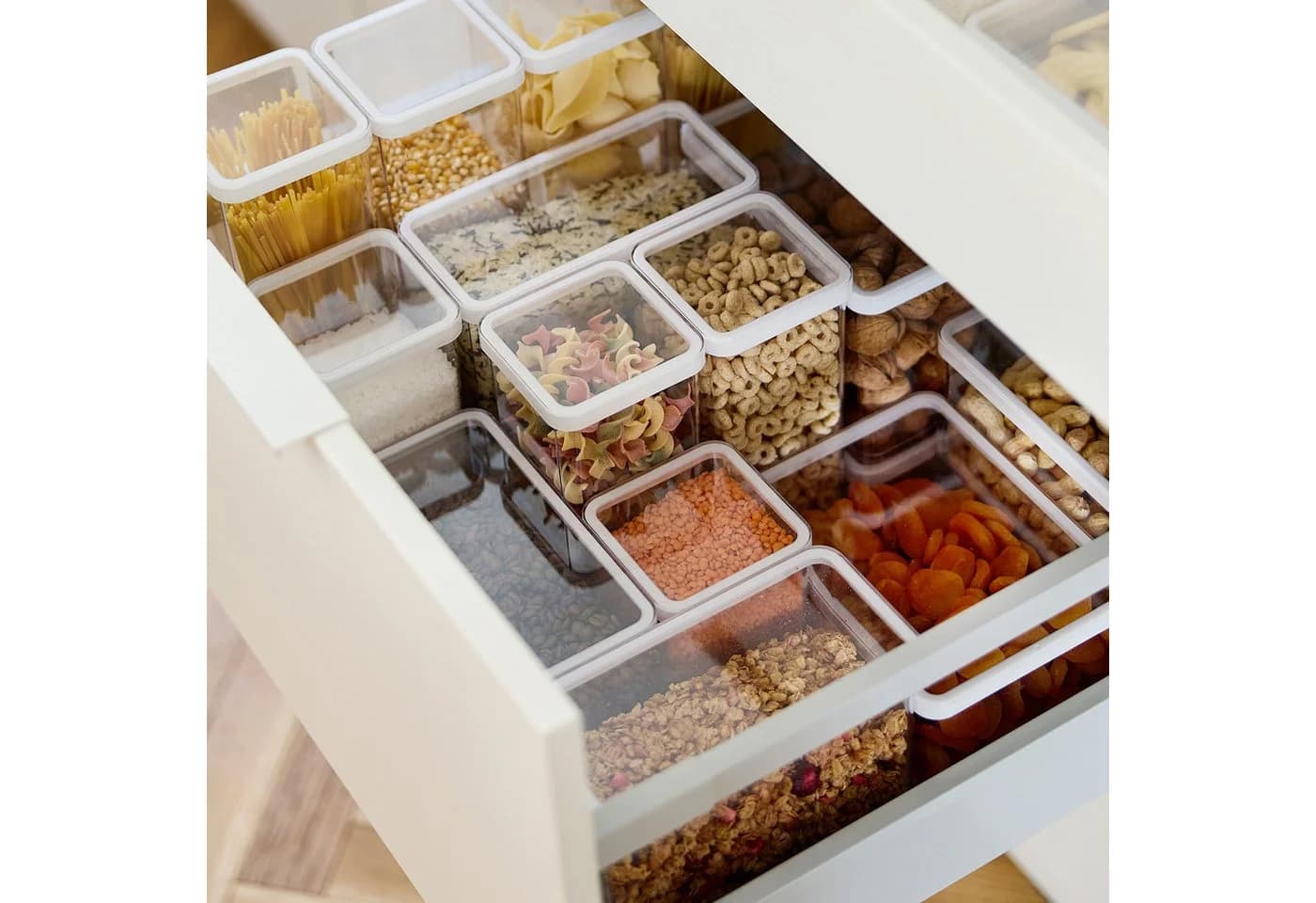 ROTHO LOFT Vorratsdosen-Set 19-tlg. Transparent Luftdicht Stapelbar