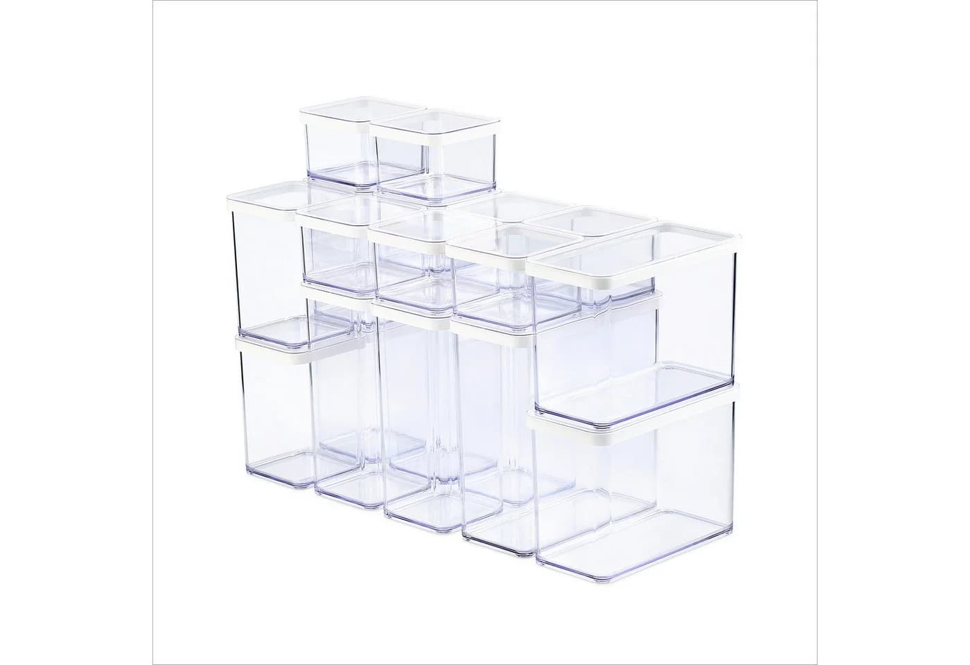 ROTHO LOFT Vorratsdosen-Set 19-tlg. Transparent Luftdicht Stapelbar - Bild 2